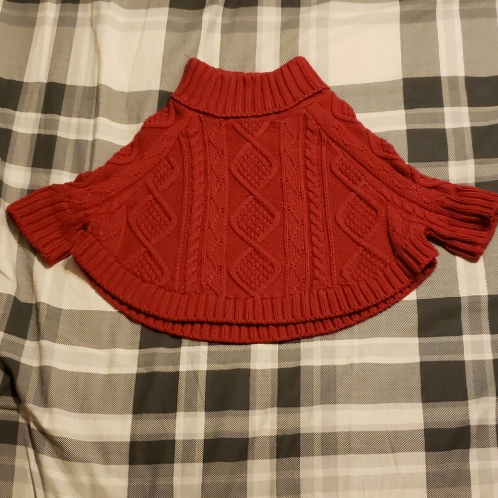 Baby girl poncho